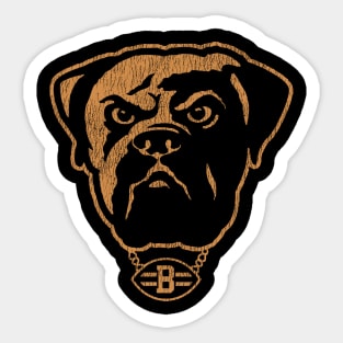 Cleveland Brown Vintage Sticker